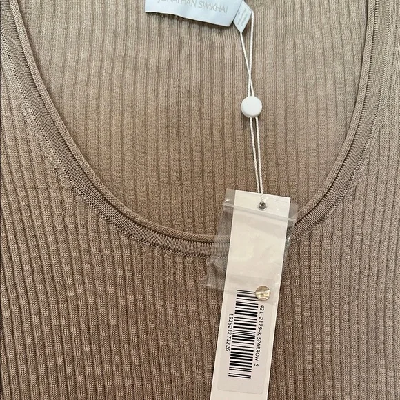 Jonathan Simkhai Ribbed Spring Sweater - Picture 3 of 4